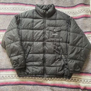 Supreme Quilted Black Puffer Jacket